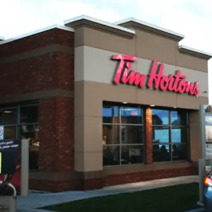 Tim Hortons restaurant with EchoX energy saving window film